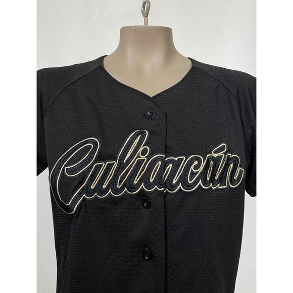 Tomateros de Culiacan Black Baseball Jersey Women's LARGE - Picture 2 of 12